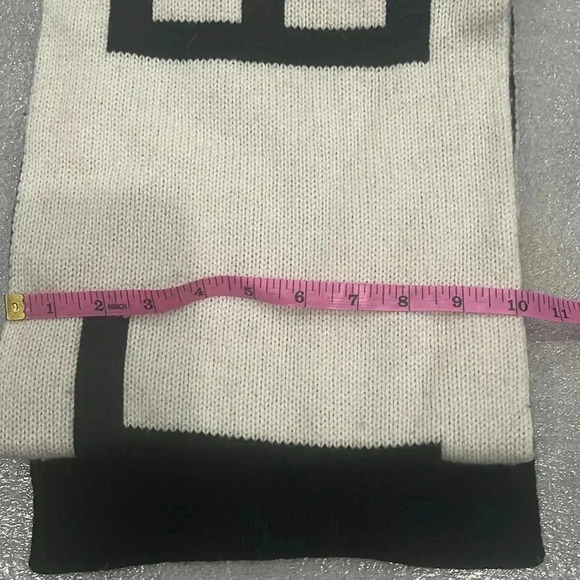[10*60”]Athleta Daily Knit Spell Out Reversible Cashmere Wool Blend  Scarf - Picture 3 of 4